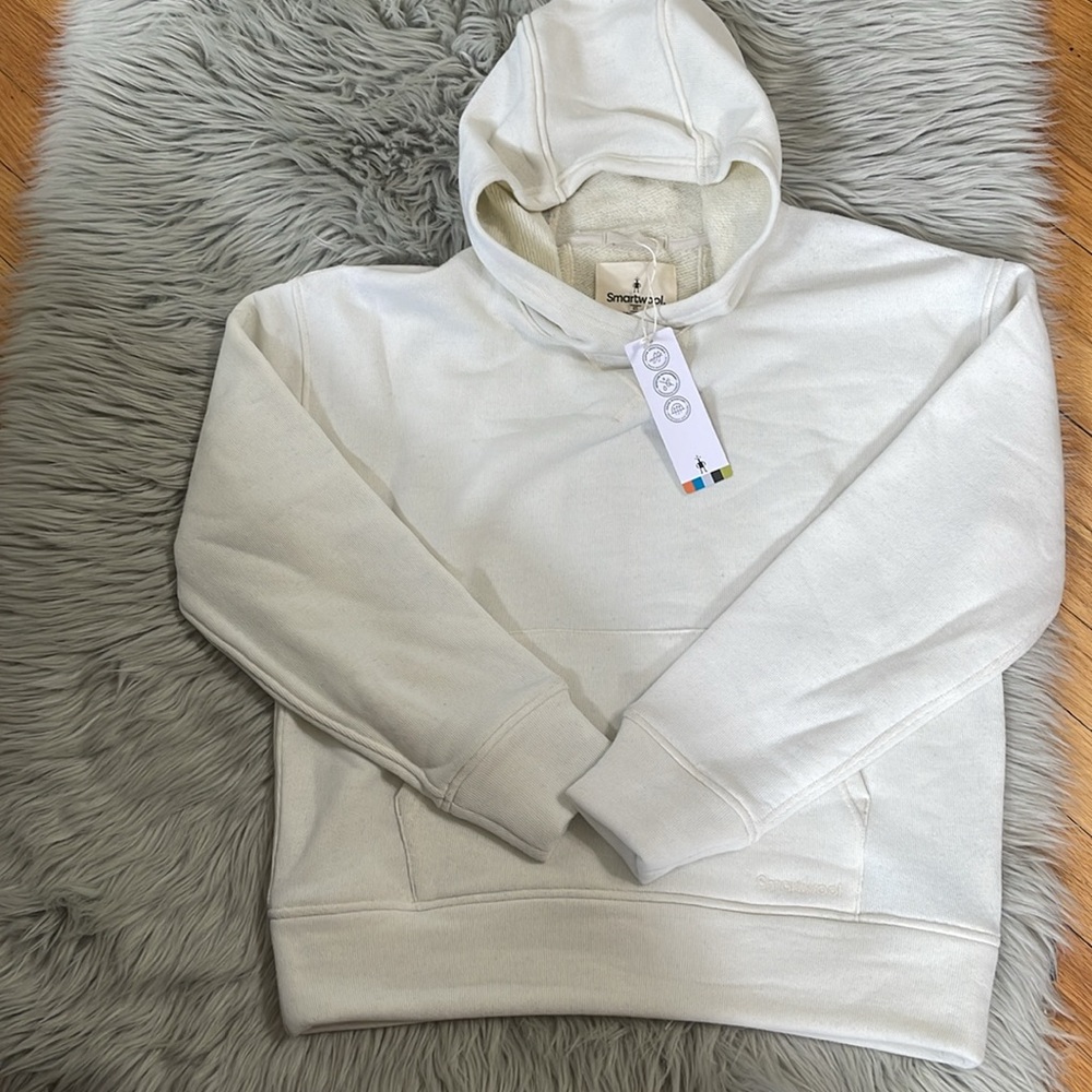 Smartwool Women's Off-White Hoodie Sweater - Picture 3 of 5